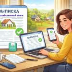 О выдаче вписки из электронной похозяйственной книги 