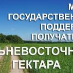 В Еврейской автономной области существуют следующие меры государственной поддержки, которыми могут воспользоваться получатели «дальневосточного гектара» как субъекты малого и среднего предпринимательства: 